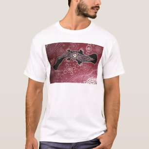 Platypus Dreaming Red av Mundara Koorang T Shirt