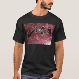 Platypus Dreaming Red av Mundara Koorang Tee