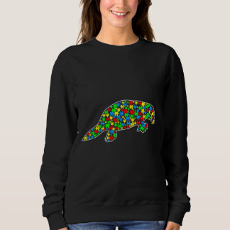 Platypus Funny Puzzle Animals Autism Awareness T Shirt
