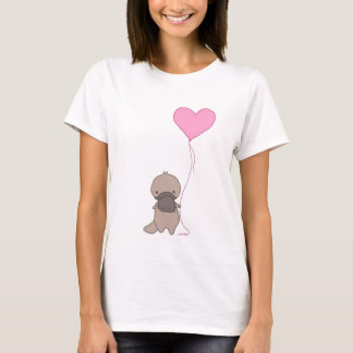 Platypus Holding Heart Balloon Tröja