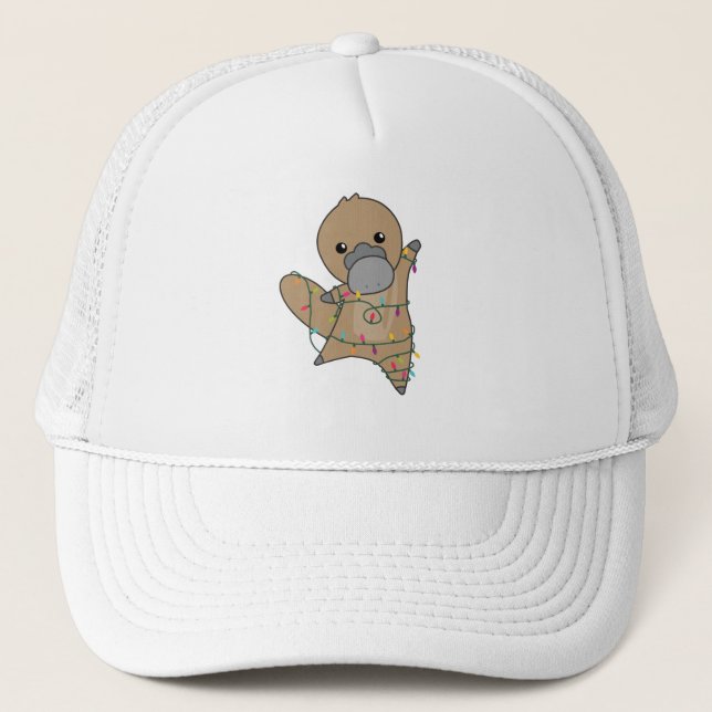 Platypus jultabbar Söta djur Keps (Framsida)