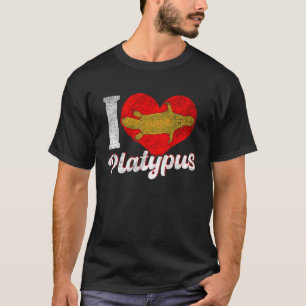 Platypus Kärlek Australien Australian Animal T Shirt