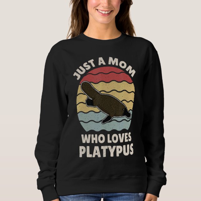 Platypus Mammals Australia Biology Wildlife Studen T Shirt (Framsida)
