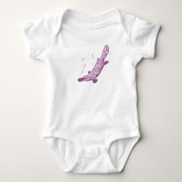 Platypus mauve baby creeper / t-shirt
