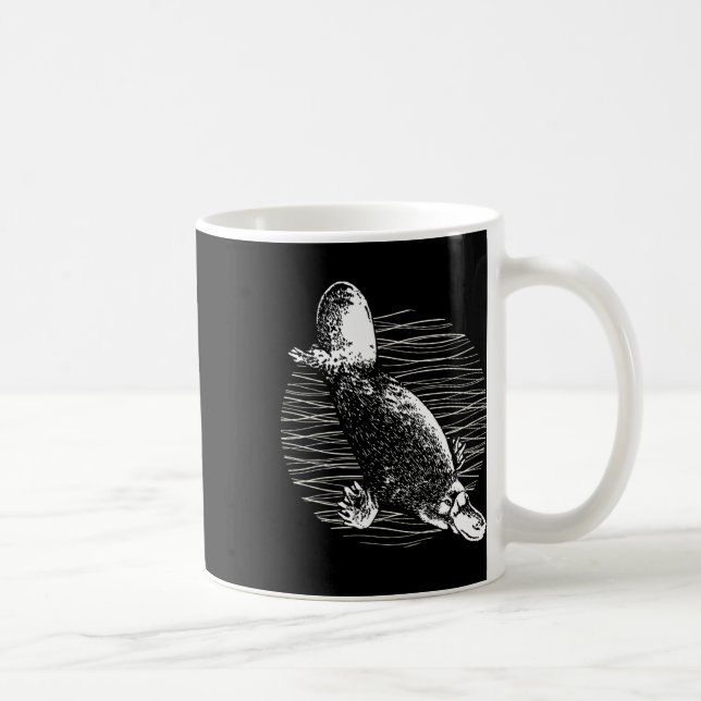 Platypus Outback Wildlife Nature Platypus Kaffemugg (Höger)