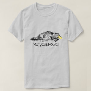 Platypus Power Australian Monotreme Individualitet T-shirt