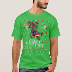 Platypus Santa Hat Animal Julgran Ljus Ho T Shirt