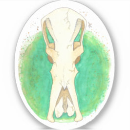 Platypus Skull Klistermärken