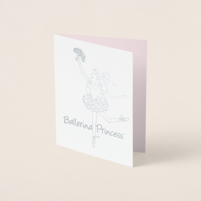 Platypus stilized animal art guld-kort folierat kort (Framsida)