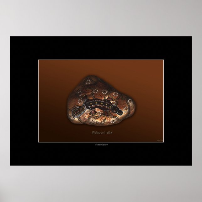 PLATYPUS VÄG Art Poster (Framsidan)