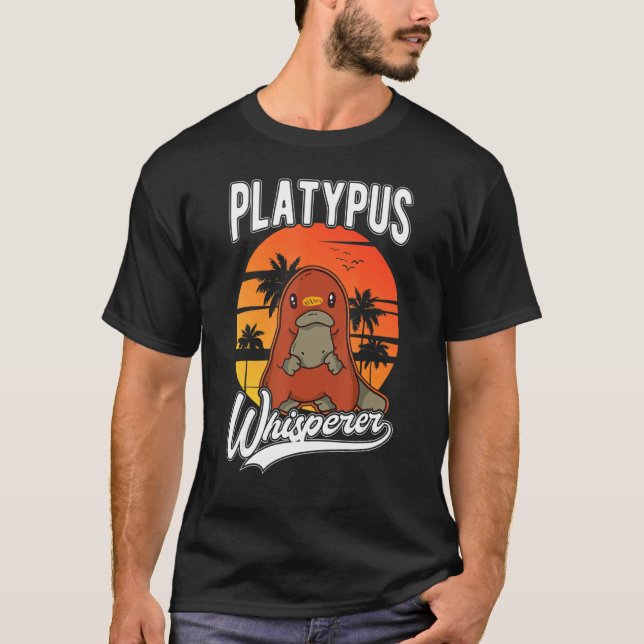 Platypus Whisperer T Shirt (Framsida)