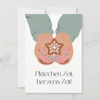 Plätzchen Zeit, Herzens Zeit Tack Kort