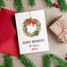 Plåverat kort för glad helg God jul utandning