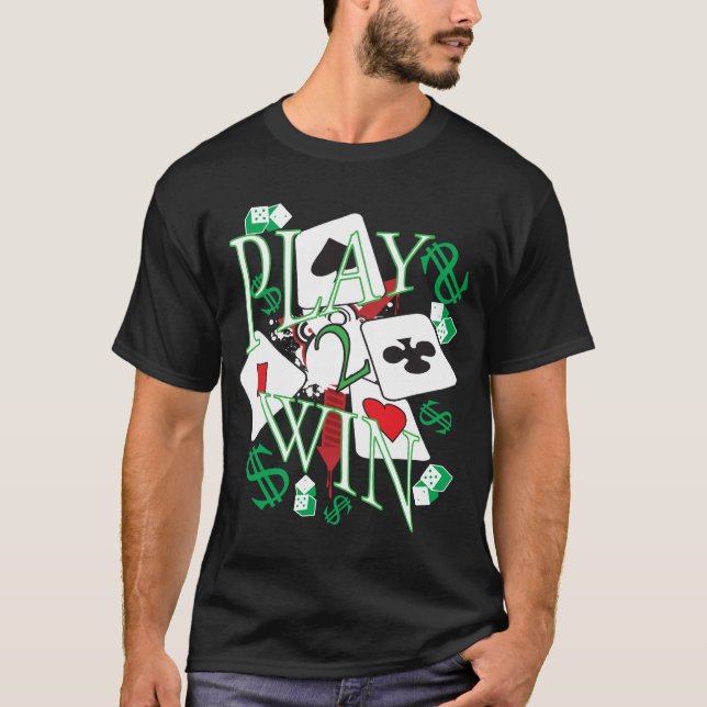 play2win tee shirt (Framsida)