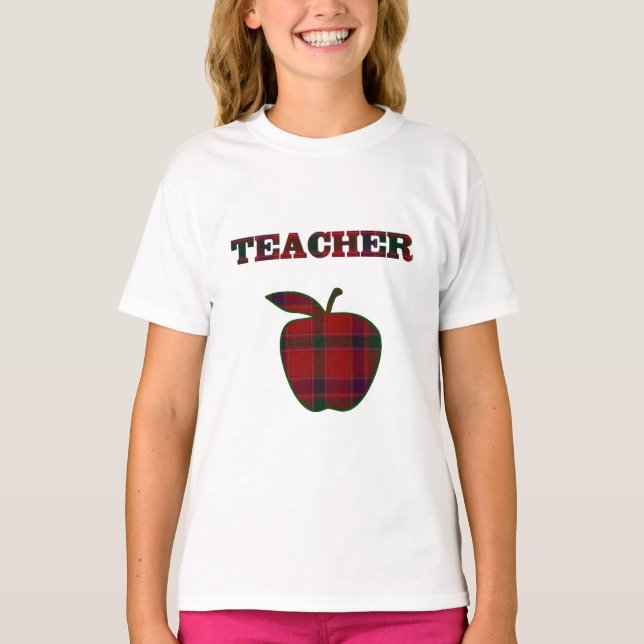 Play Apple Teacher's T-shirt (Framsida)
