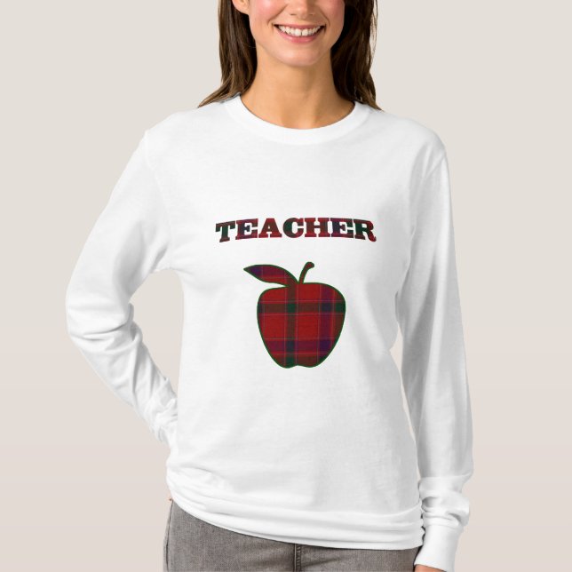 Play Apple Teacher's T-shirt (Framsida)