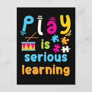 Play är seriös lärarinnan vykort