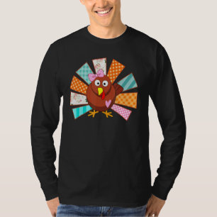 Play Baby Turkiet Girl Thanksgiving Småbarn Kid T Shirt