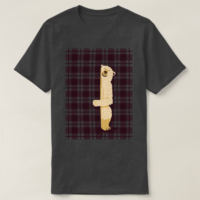 Play Bear Lumberjack Osos T Shirt (Design framsida)