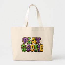 Play Boosie Mardi Gras Tote Bag – Carnival Party B Jumbo Tygkasse