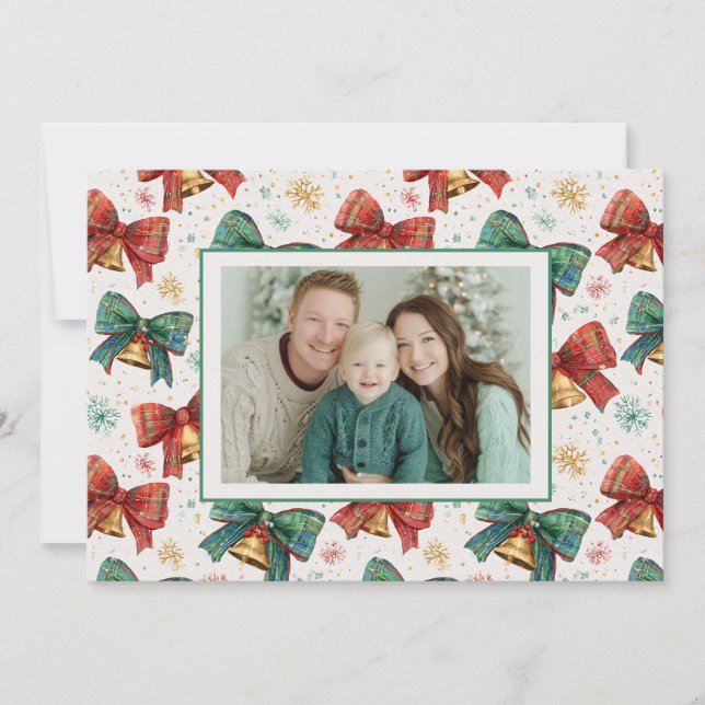 Play Bows Klockor Photo-julkort Julkort (Framsida)