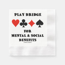 Play Bridge For Mental Social Benefits Card Suits Pappersservett