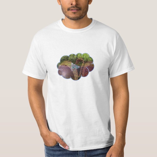 Play Cloud Grönt Chalk Stream Svampar t-shirt (Framsida)