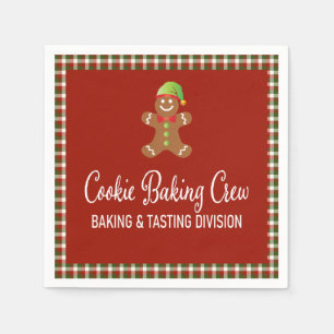 Play Cookie Baking Crew Red Jul Helgdag Pappersservett