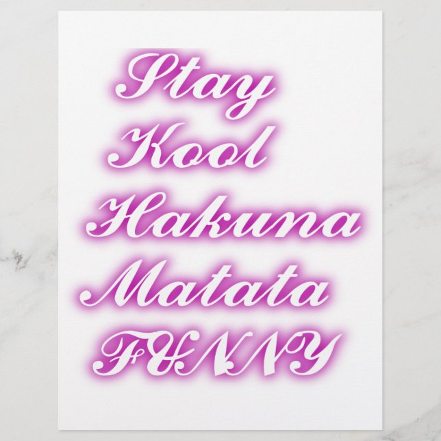 Play Coola Hakuna Matata .png (Framsida)