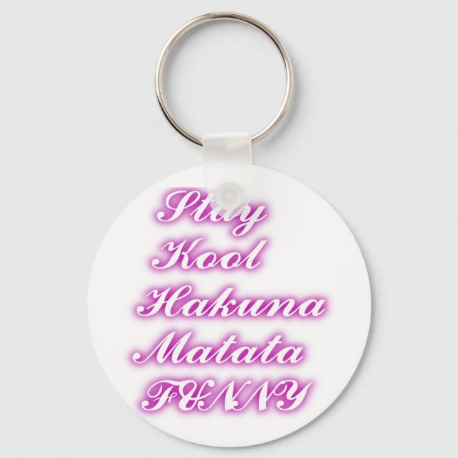 Play Coola Hakuna Matata .png Nyckelring (Framsida)