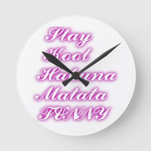 Play Coola Hakuna Matata .png Rund Klocka