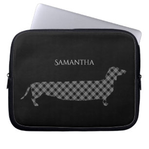 Play Dachshund på Black Personlig Laptop Fodral