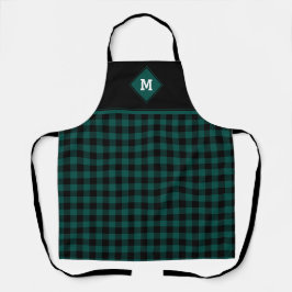 Play Diamond Initial Emerald Grönt + Black Apron