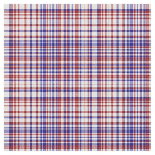 Play Fabric-Red White och Blue 44 Tyg (Närbild)