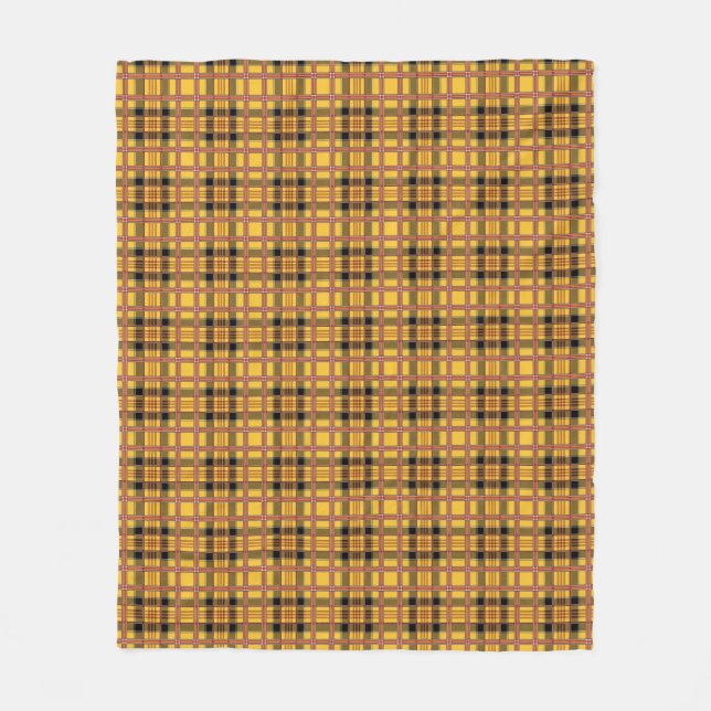 Play Fabric Struktur Brown Rand-52628 Fleecefilt (Framsidan)