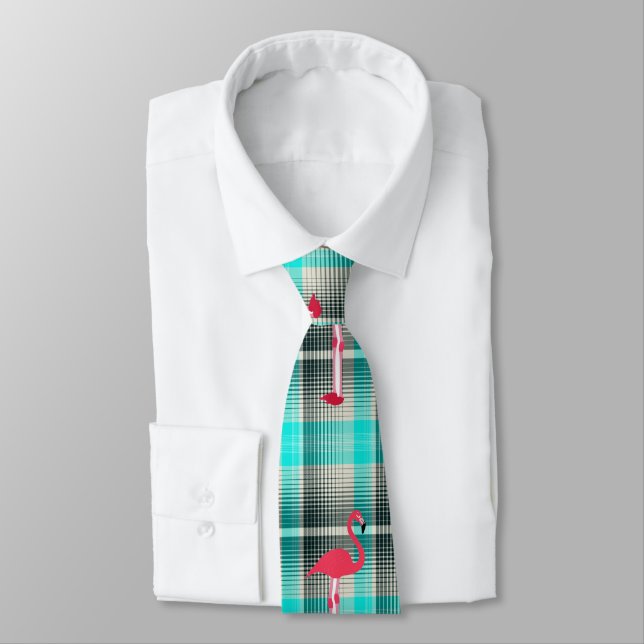 Play Flamingos Neck Tie - HAMbWG Slips (Bunden)