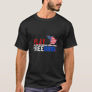 Play Free Bird Eagle American T Shirt