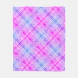 Play Fuschia Blue Boho Fleecefilt