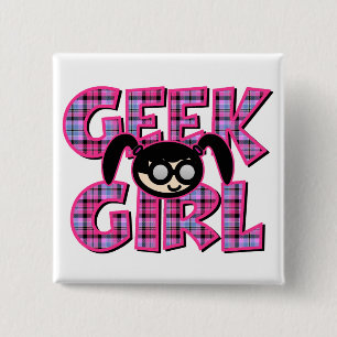 Play Geek Girl med Graphic Knapp