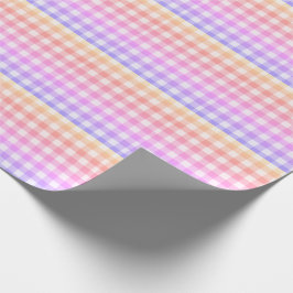 Play Gingham Land Rosa Modern Simple Presentpapper