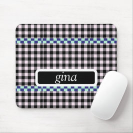 Play Gingham Personlig Musmatta