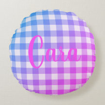 Play Gingham Rosa Blue Modern Simple Namn