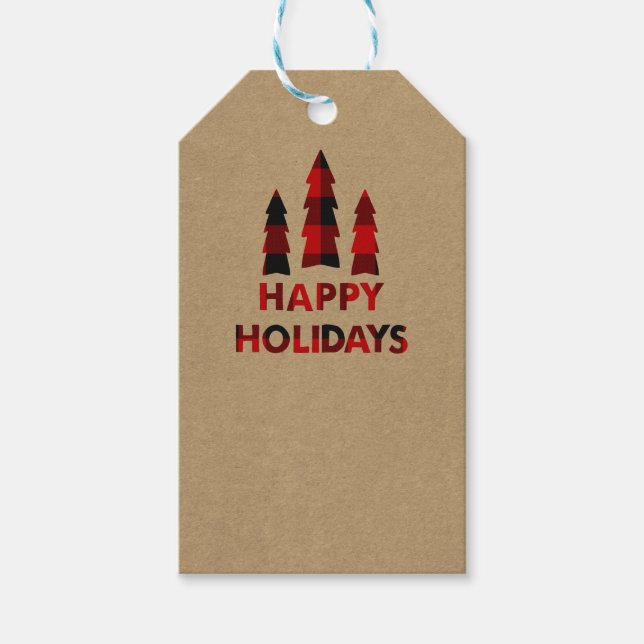 Play Glad helg Julgranar Play Kraft F Presentetikett (Framsidan)