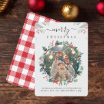 Play God jul Family Photo Mistletoe Anteckningskort<br><div class="desc">Ett julfotokort som du enkelt kan anpassa. Lägg till fotot och ändra ordalydelsen och namn genom att klicka på knappen "Anpassa".</div>