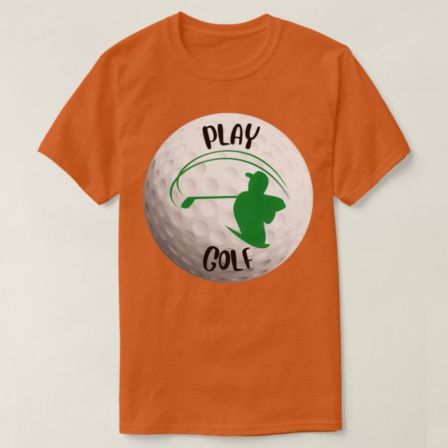 Play Golf Triblend T Shirt (Design framsida)