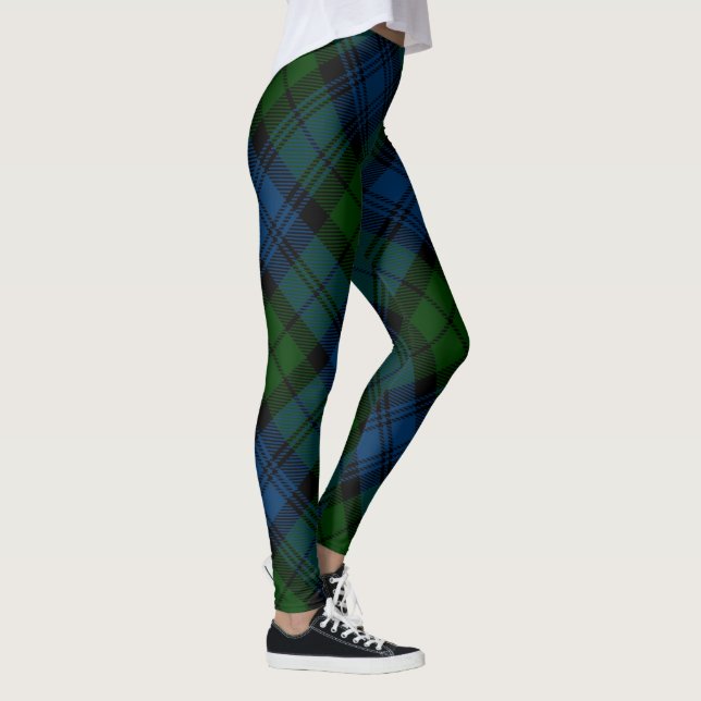 Play Grönt Campbell Milic Tartan Leggings (Höger)