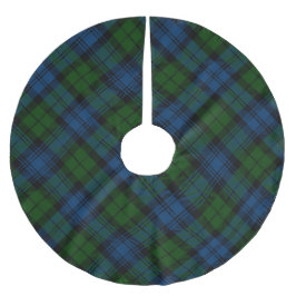 Play Grönt jul Rustic Tartan Julgransmatta Borstad Polyester