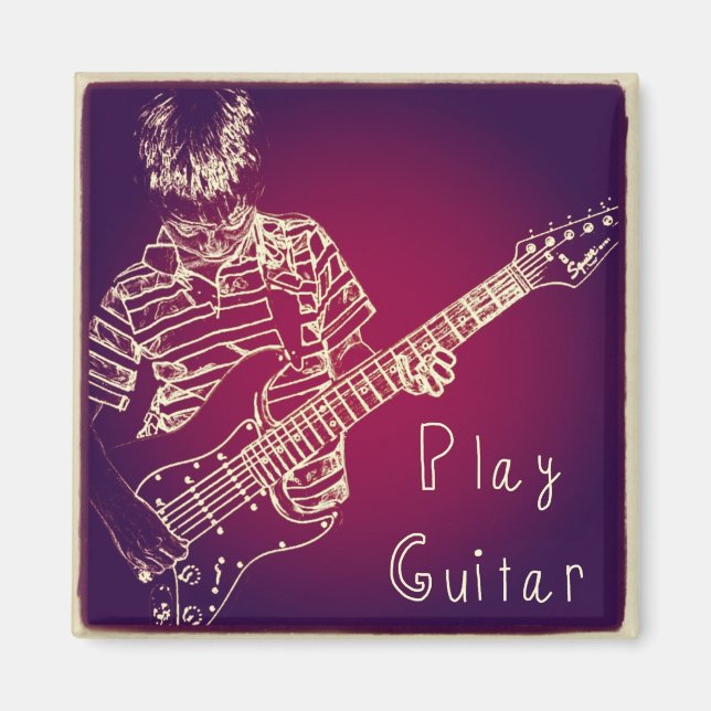 Play Guitar Magnet (Framsidan)
