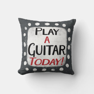 Play Guitar Today Dekorativ kudde