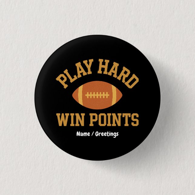 Play Hard, Win Points  Retro Game Day Sports  Knapp (Framsida)